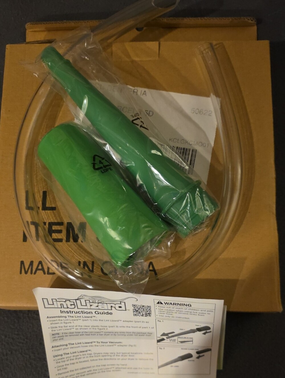 Lint Lizard Green Vacuum Attachment Kit For Dryer Vent Cleaning